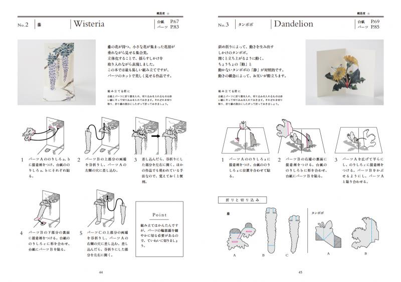 Blooming Flowers 美しい花のポップアップカード Seshop Com 翔泳社の通販