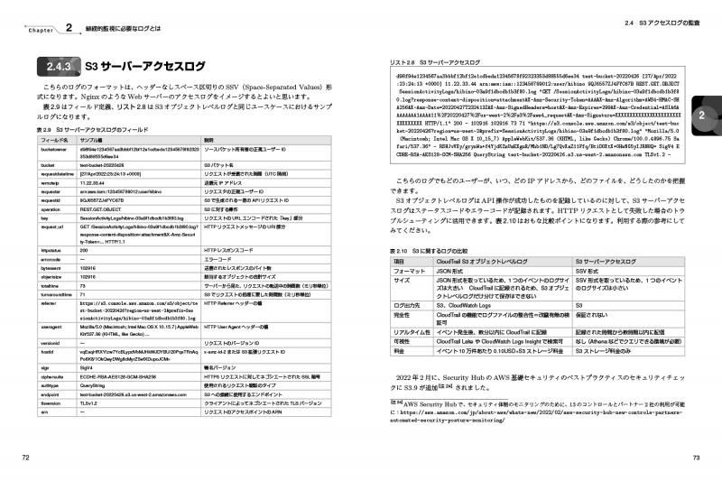 AWS継続的セキュリティ実践ガイド ログの収集／分析による監視